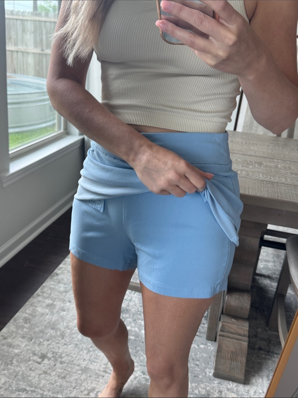 Cardinals Light Blue Women's Mini Skirt - Picture 4 of 9